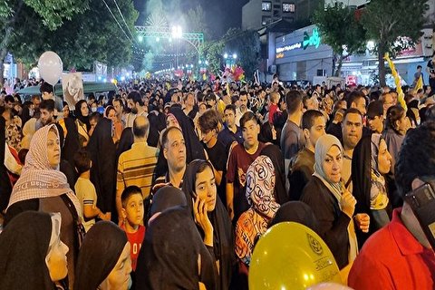 اجتماع امام رضایی‌ها در میدان خراسان تهران + عکس