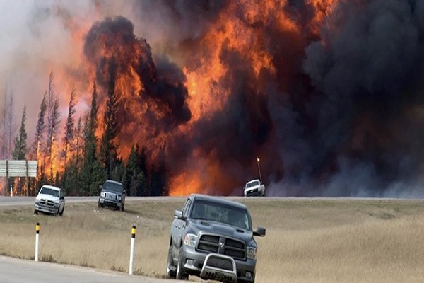 آتش سوزی مهیب میلیون‌ها هکتار از جنگل‌های کانادا