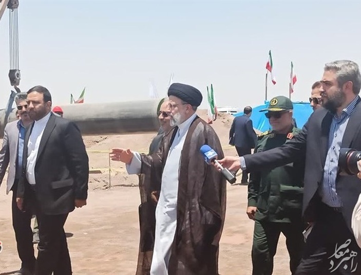 بازدید رئیس جمهور از خط انتقال آب خلیج فارس به کرمان
