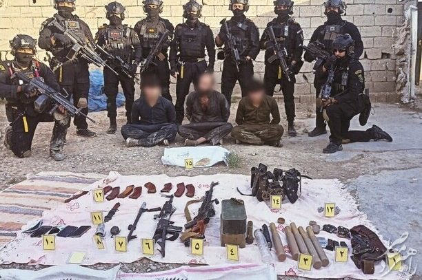 دستگیری عناصر داعشی تاجر مواد مخدر در عراق + عکس