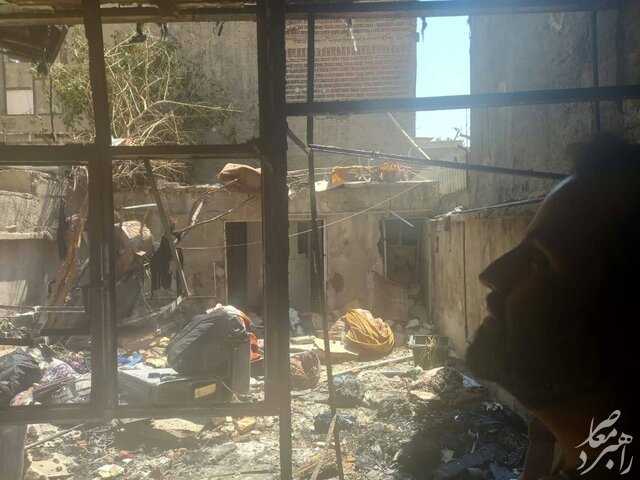انفجار و آتش‌سوزی خانه‌ای قدیمی در جنوب غرب تهران / مصدومیت ۴ نفر
