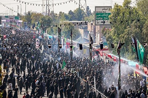 آغاز پیاده‌روی اربعین مردم تهران