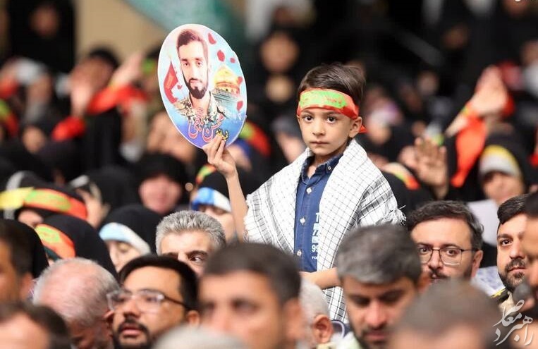 عکس/ فرزند شهید حججی در دیدار امروز با رهبر انقلاب