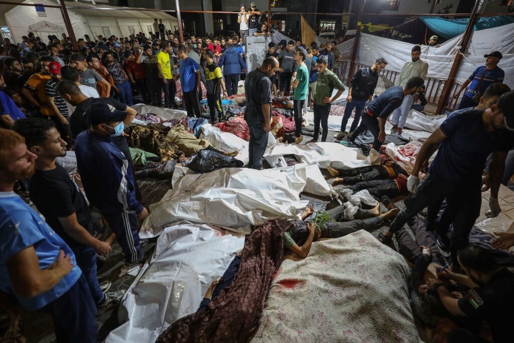 ابهام‌آفرینی صهیونیست‌ها بر جنایت بمباران بیمارستان غزه