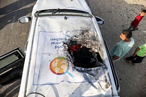 سخنگوی سازمان ملل در پی کشته شدن هفت امدادگر در نوار غزه از سوی رژیم...