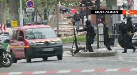 پایان حادثه امنیتی سفارت ایران در پاریس | عامل تهدید بازداشت شد+فیلم