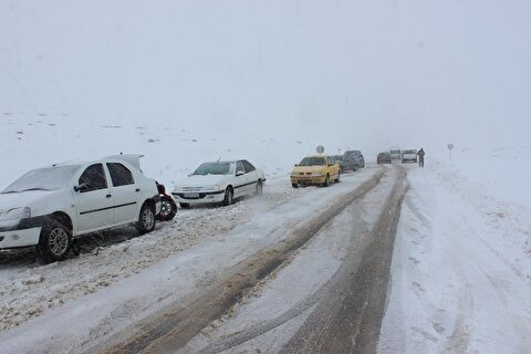 بارش برف و باران در ۲۶ محور مواصلاتی کشور امروز ۲۱ بهمن ۱۴۰۳