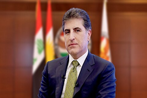 رئیس اقلیم کردستان عراق در راس هیئتی از مقامات این اقلیم، برای دیدار و...