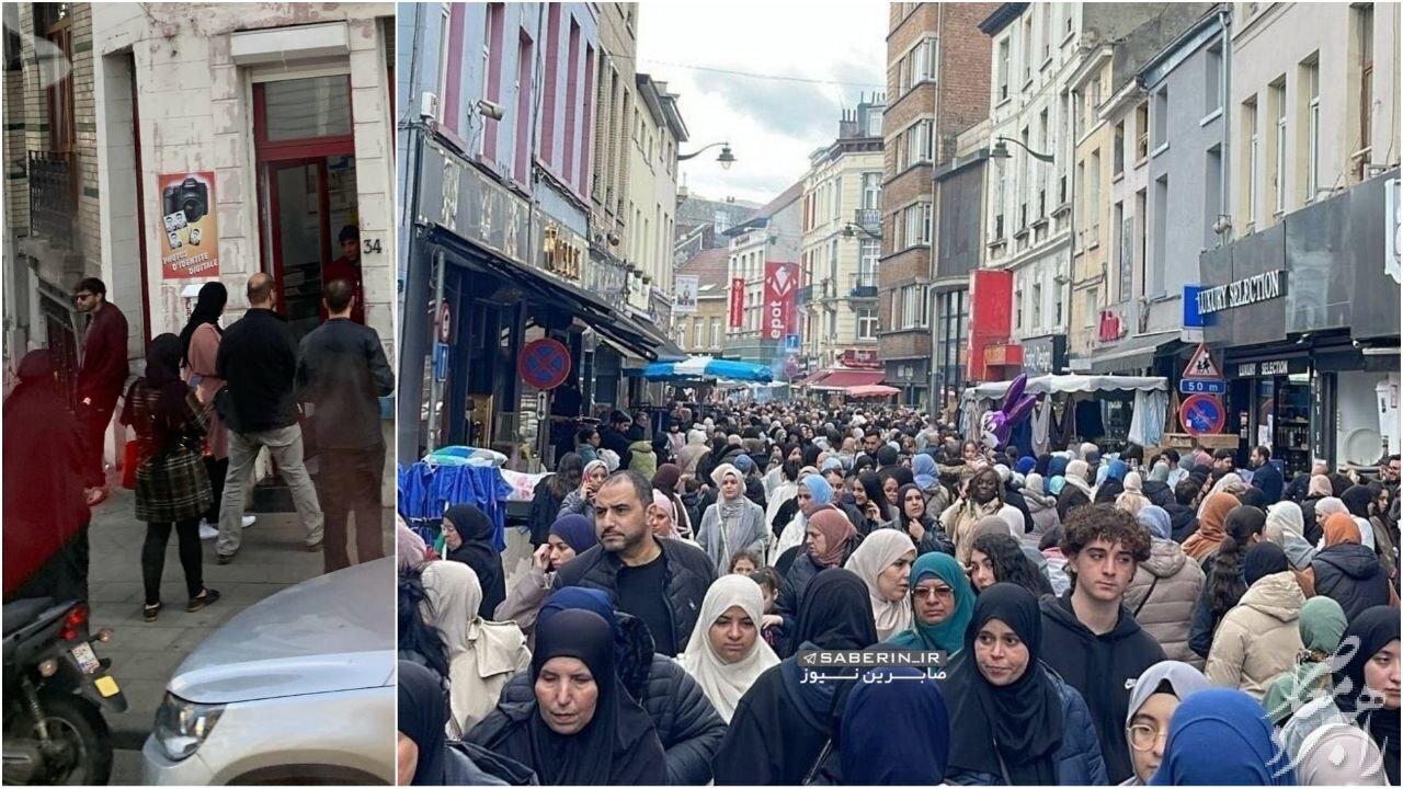وضعیت جالب پوشش زنان در خیابان‌های بروکسل بلژیک+ عکس