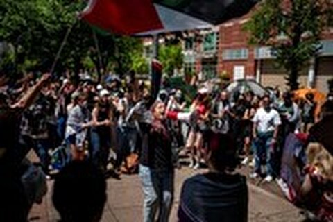 مجسمه جرج واشنگتن دانشگاه هاروارد بعد از اعتراضات دانشجویی! + عکس
