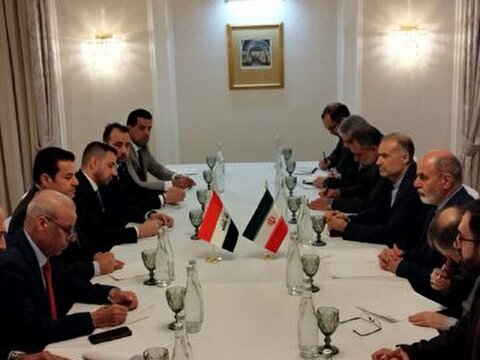 دیدار دبیر شورای عالی امنیت ملی و همتای عراقی وی در سن‌پترزبورگ