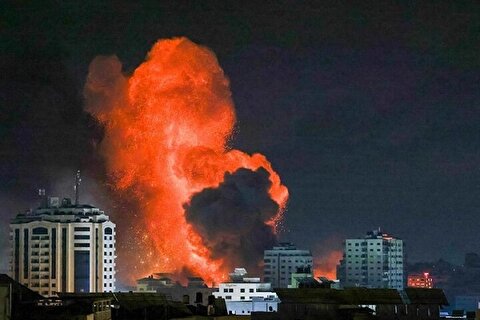 بمباران بامدادی مرکز و جنوب غزه