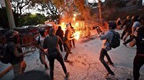 حمله معترضان به سفارت اسرائیل در مکزیک