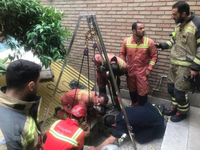 سقوط مرگبار زن تهرانی در چاه ۳۰ متری + تصاویر