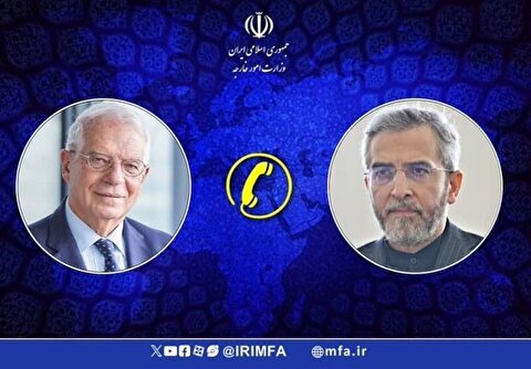 علی باقری: گفتگوی تلفنی صریح با جوزپ بورل داشتم