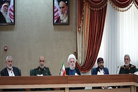 جلسه گروه‌های مقاومت با حضور سرلشکر سلامی در تهران برگزار شد