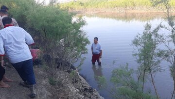  پیکر جوان گردشگر غرق شده در رودخانه ارس بعد از ۳ روز پیدا شد