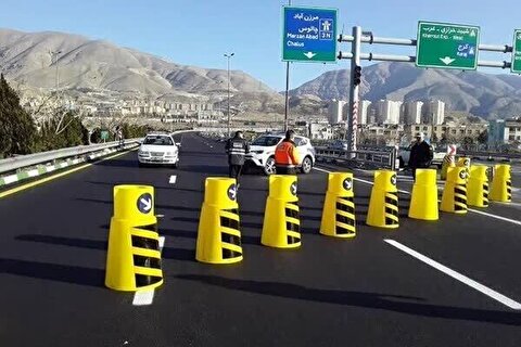 انسداد جاده چالوس و آزادراه تهران شمال تا ساعت ۲۰