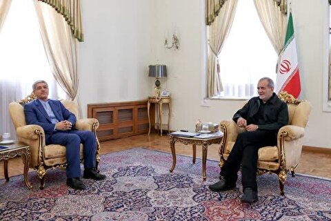 علی طیب‌نیا با رئیس جمهور منتخب دیدار کرد
