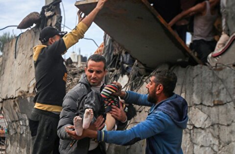 حملات جنون آمیز اشغالگران به غزه