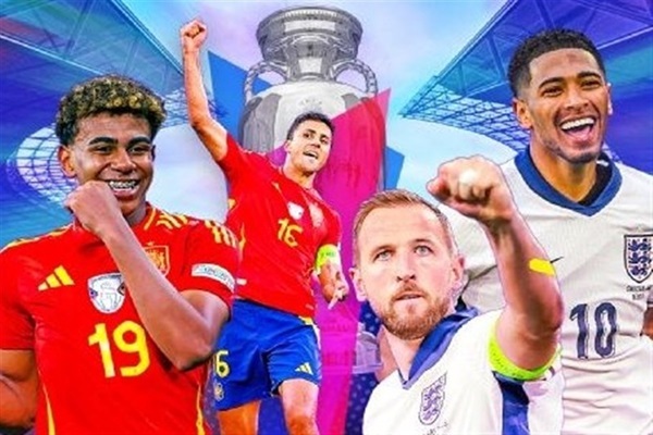 ترکیب اسپانیا و انگلیس برای فینال یورو ۲۰۲۴