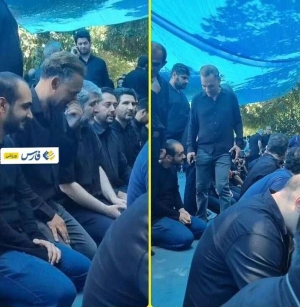 مورایس در بین عزاداران حسینی + عکس