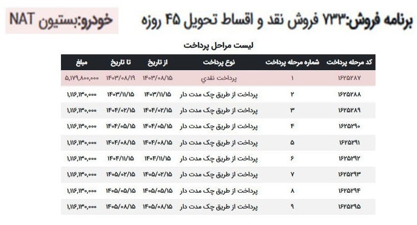 طرح فروش اقساطی خودرو‌های برقی ایران خودرو آبان ۱۴۰۳ + جدول و شرایط