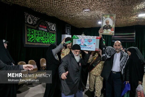 عکس | وداع با پیکر مطهر سردار شهید «کیومرث پورهاشمی» در معراج شهدای تهران