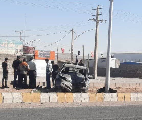 نقص فنی در سیستم ترمز کامیون کشنده ۵ فوتی در سنندج برجای گذاشت