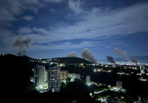 صدای انفجارهای مهیب در کاراکاس، پایتخت ونزوئلا