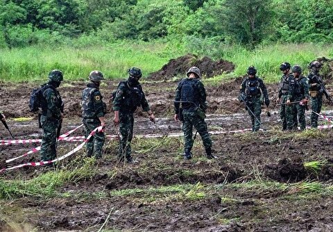 جراحت ۲ نظامی بر اثر انفجار در مرز کامبوج-تایلند