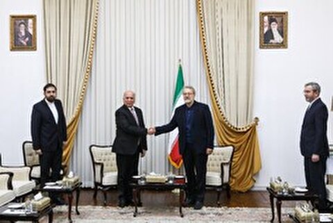 دیدار وزیر خارجه عراق با لاریجانی