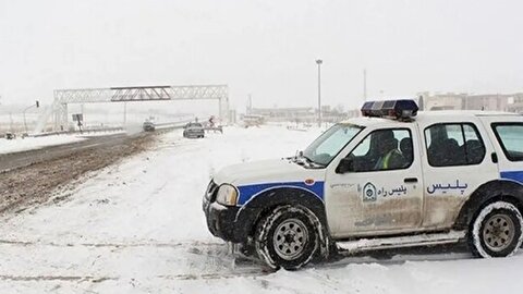 جاده‌ها باز است، اما لغزنده؛ هشدار پلیس به مسافران زمستانی