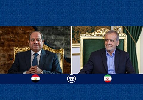 پزشکیان در گفت‌و‌گو با السیسی: عمیقاً بر این باوریم که جنگ نه به نفع ایران، نه آمریکا و نه منطقه خواهد بود