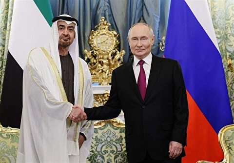 تماس تلفنی پوتین و رئیس امارات