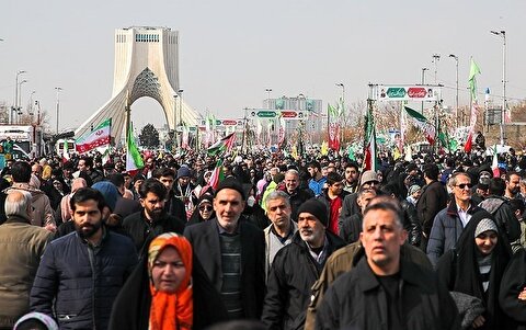 راهپیمایی بزرگ 22 بهمن 1404؛ مردم سالگرد پیروزی انقلاب را جشن گرفتند