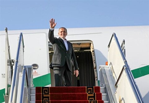 پزشکیان وارد گلستان شد+ برنامه‌ها