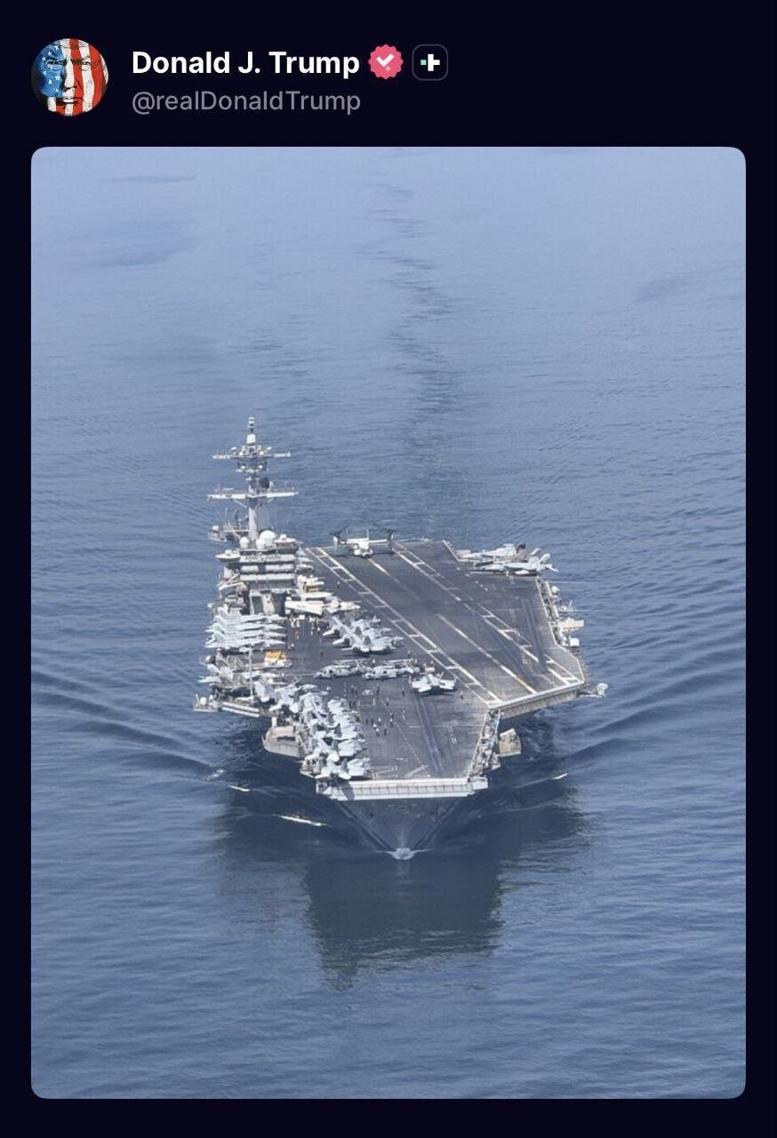 ترامپ دوباره ایران را تهدید کرد: ناو «جرالد ار فورد» راهی خلیج فارس شد +عکس