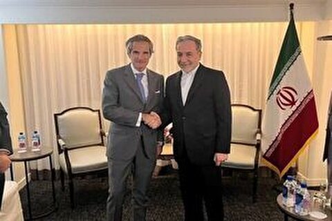 گروسی با عراقچی در ژنو دیدار کرد