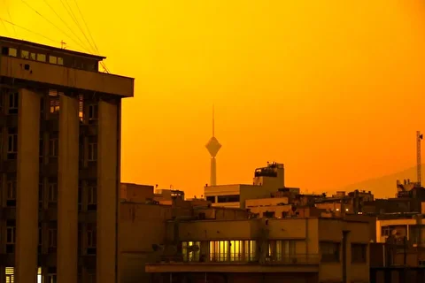 گرما و آلودگی هوا در تهران از روز یکشنبه