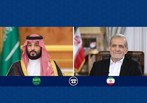 بن‌سلمان در گفت‌و‌گو با پزشکیان: عربستان هرگونه تهدید علیه ایران را قابل‌پذیرش نمی‌داند