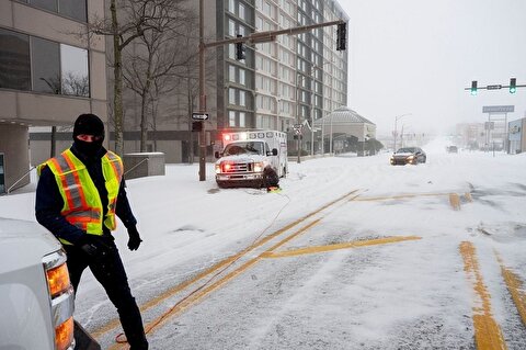 طوفان زمستانی و فلج شدن آمریکا