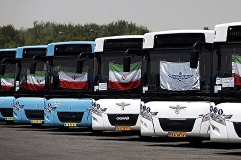 تحویل ۳۰ اتوبوس جدید به ناوگان تهران