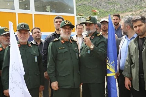 بازدید سرلشکر سلامی از پروژه‌های مهم عمرانی در مناطق مرزی شمال غرب کشور
