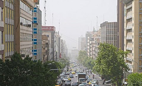 تهران در آستانه هوای ناسالم/ ۸ منطقه پایتخت آلوده‌تر از حد مجاز