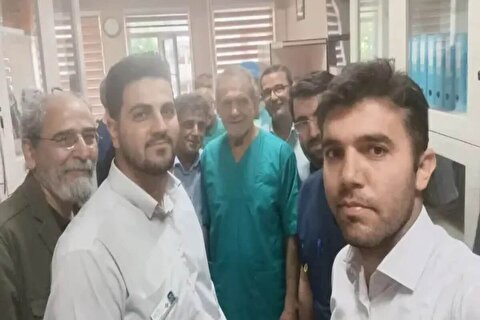 پزشکیان به اتاق عمل رفت+عکس