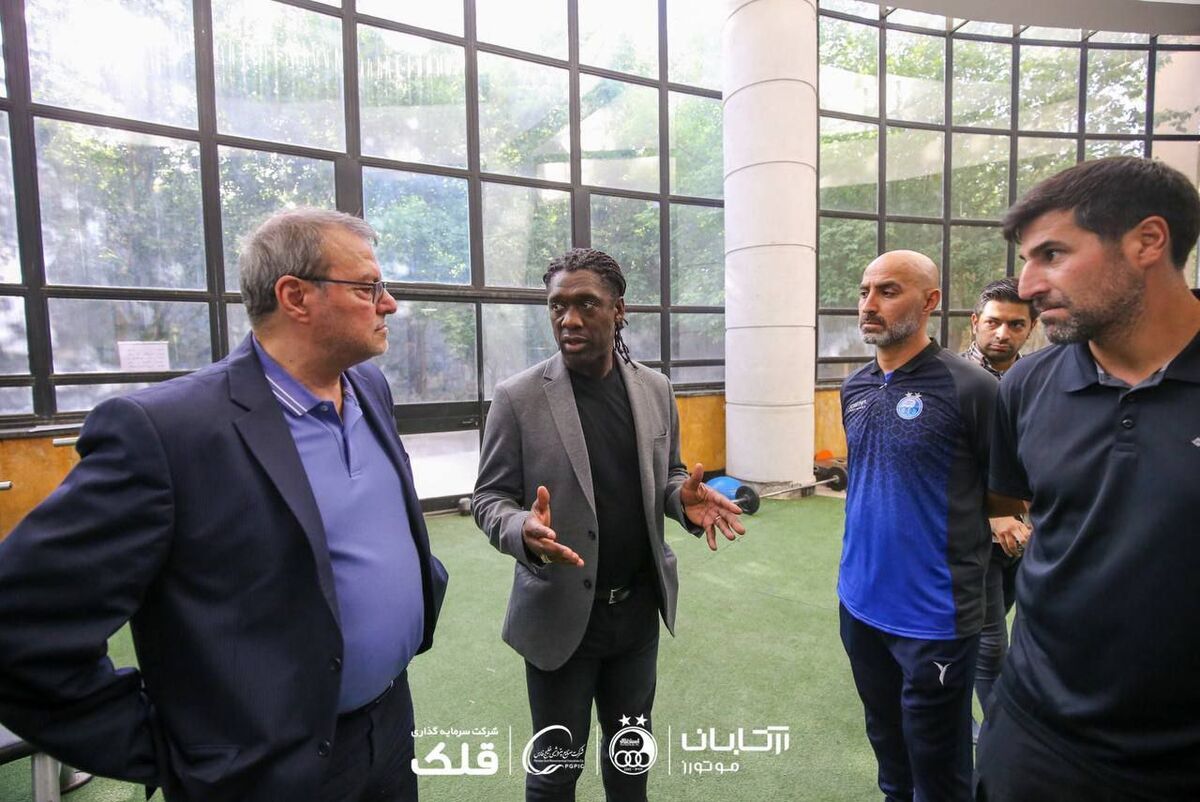 دیدار سیدورف و مجتبی جباری در اردوی استقلال