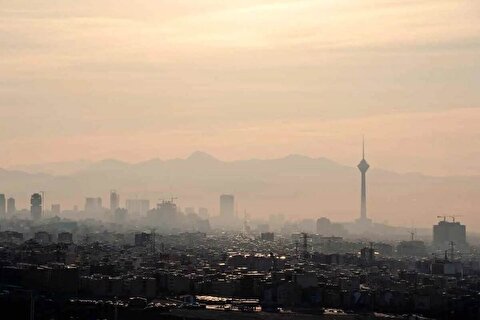 وضعیت آلودگی هوای تهران امروز جمعه ۲ خرداد