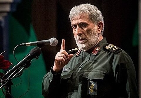سردار قاآنی: آمریکا از مقاومت می‌ترسد