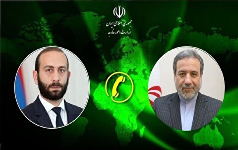 گفت‌وگوی وزیر امور خارجه ارمنستان با عراقچی